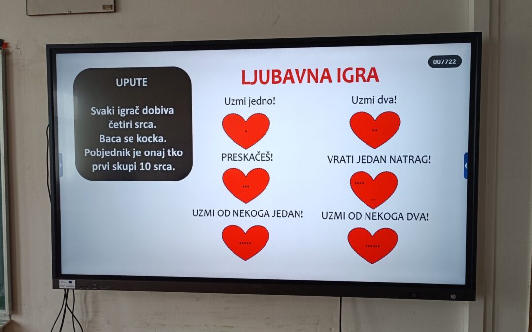 Ljubavni VIDEOrecital i igre u 6.b!