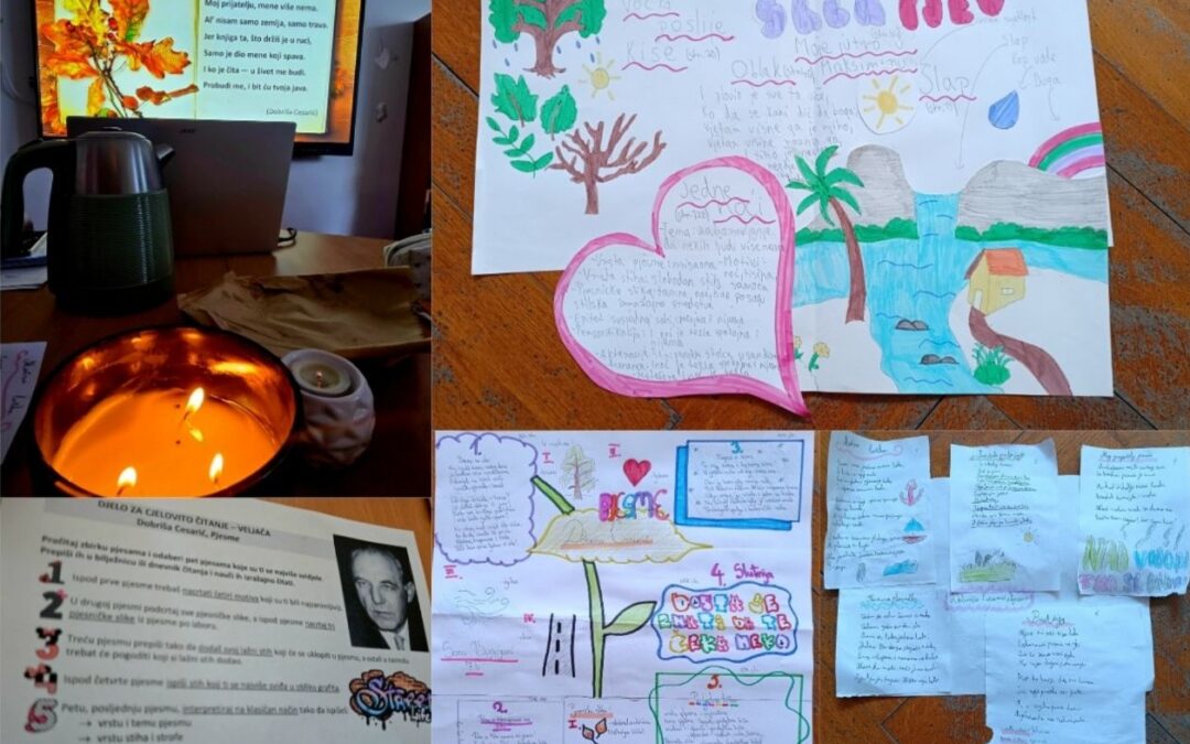 Lektira u 7. razredu – poetska čajanka