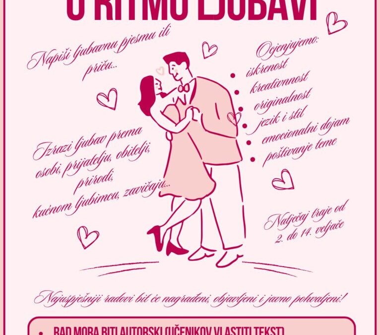U ritmu ljubavi – literarni natječaj